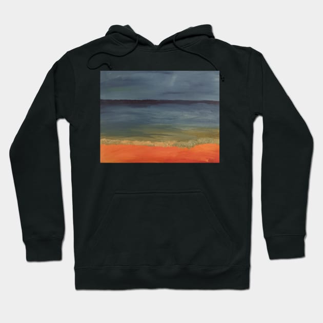 Beach and Ocean Landscape Hoodie by NightserFineArts